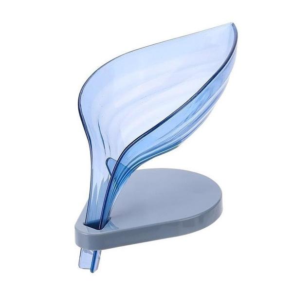 1097 Leaf Shape Soap Box Self Draining Bathroom Soap Holder - SkyShopy 1097 Leaf Shape Soap Box Self Draining Bathroom Soap Holder - SkyShopy